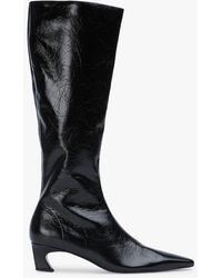 Tony Bianco - Mango Crinkle Dress Boot Calf - Lyst