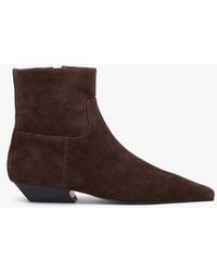 Tony Bianco - Rupert Espresso Suede Dress Boot Ankle - Lyst