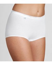 Sloggi 's Basic + Maxi 4 Pack Underwear - White