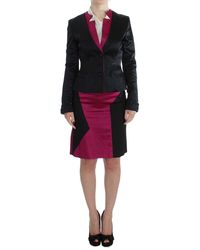 Exte Two Piece Suit Black Sig30858 - Pink