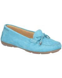 Hush Puppies Maggie Slip On Loafer Shoe - Blue