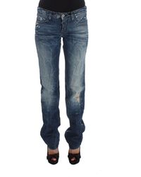 CoSTUME NATIONAL Cotton Regular Fit Denim Jeans Blue Sig32583