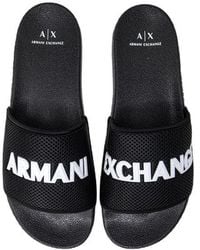 Armani Exchange Slippers - Black