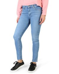 Levi's Denim Levis 713 Slim Skinny Jeans in Blue - Lyst
