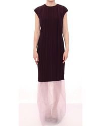 CASASOLA Lavender Gown Silk Long Dress Purple Mom10070