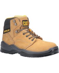 Caterpillar Unisex Striver Lace Up Injected Safety Boot Honey 30703 - Multicolour