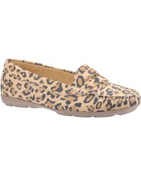 Hush Puppies Margot Slip On Loafer Leopard 30238 - Multicolour