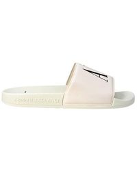 Armani Exchange Slippers - White