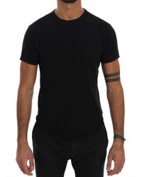 Daniele Alessandrini Cotton Crewneck T-shirt - Black