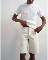 TOPMAN - Rigid Baggy Denim Short - Lyst