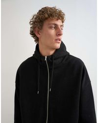 TOPMAN - Boxy Fit Funnel Neck Hoodie - Lyst