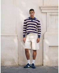 TOPMAN - Regular Fit Striped Knitted Polo - Lyst
