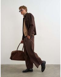 TOPMAN - Balloon Fit Herringbone Twill Trouser - Lyst