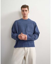 TOPMAN - Relaxed Fit Long Sleeve Heavyweight T-Shirt - Lyst