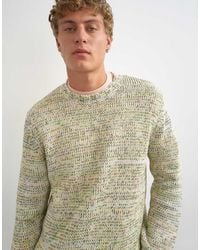 TOPMAN - Relaxed Crop Fit Twist Knit Sweater - Lyst