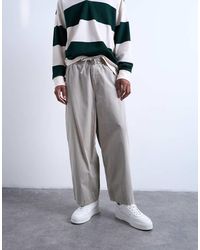 TOPMAN - Ripstop Barrel Trousers - Lyst
