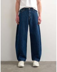 TOPMAN - Rigid Barrel Jean - Lyst