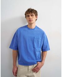 TOPMAN - Premium Boxy Fit T-shirt With Pocket - Lyst