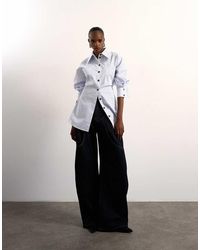 TOPSHOP - Tolu Coker X Stripe Long Sleeve Shirt - Lyst