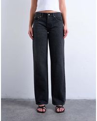 TOPSHOP - Ember Low Rise Relaxed Straight Leg Jean - Lyst