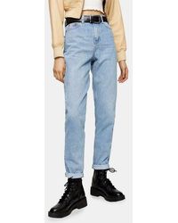 topshop spray mom jeans
