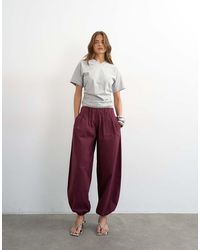 TOPSHOP - Poplin Balloon Trouser - Lyst
