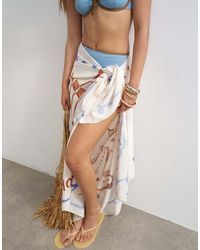 TOPSHOP - Rectangle Sarong - Lyst