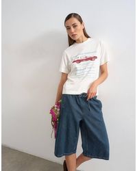 TOPSHOP - 'Vintage Motor' Graphic Tee - Lyst