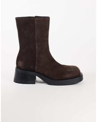 TOPSHOP - Lillian Real Chunky Ankle Boot - Lyst