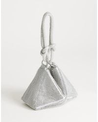TOPSHOP - Jax Small Embellished Asymmetric Grab Bag - Lyst