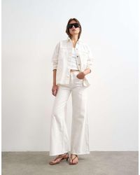TOPSHOP - Denim Worker Jacket - Lyst