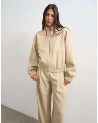 TOPSHOP - Funnel Neck Jacket - Lyst
