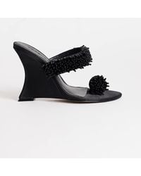 TOPSHOP - Nico Wedge Heel Mule Sandals With Embellishments - Lyst