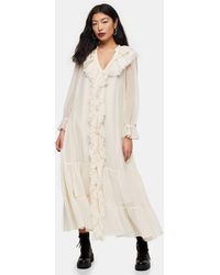 topshop paradise plunge maxi dress