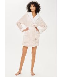 topshop black dressing gown