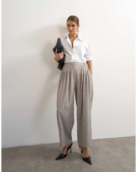 TOPSHOP - Co Ord Multi Pleated Wide Leg Trouser - Lyst