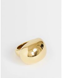 TOPSHOP - Roy Waterproof Stainless Steel Asymmetric Ring - Lyst