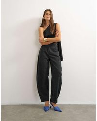 TOPSHOP - Co Ord Stripe Tailored Pleat Detail Low Rise Trouser - Lyst