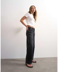 TOPSHOP - Cinch Low Rise Relaxed Jeans - Lyst