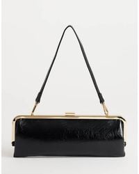 TOPSHOP - Poppy Small Rectangle Clasp Shoulder Bag - Lyst