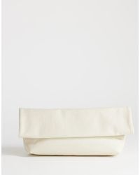 TOPSHOP - George Oversized Textured Clutch Bag - Lyst