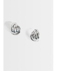 TOPSHOP - Emry Waterproof Stainless Steel Stud Earring - Lyst