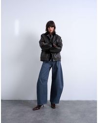 TOPSHOP - Horseshoe High Rise Barrel Jeans - Lyst