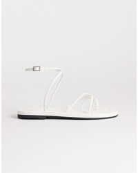 TOPSHOP - Emma Strappy Flat Sandals - Lyst