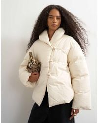 TOPSHOP - Pillow Scarf Puffer Jacket - Lyst