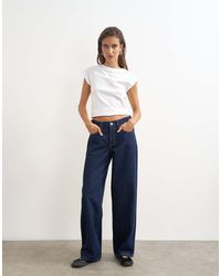 TOPSHOP - Cinch Low Rise Relaxed Jean - Lyst