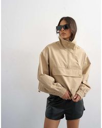 TOPSHOP - Pocket Detail Zip Up Jacket - Lyst