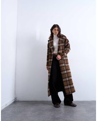TOPSHOP - Brushed Formal Coat - Lyst