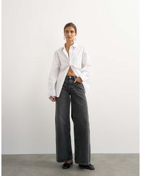 TOPSHOP - Horizon Mid-rise Wide Leg Jeans - Lyst