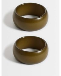 TOPSHOP - Beth 2Pk Chunky Bangle - Lyst